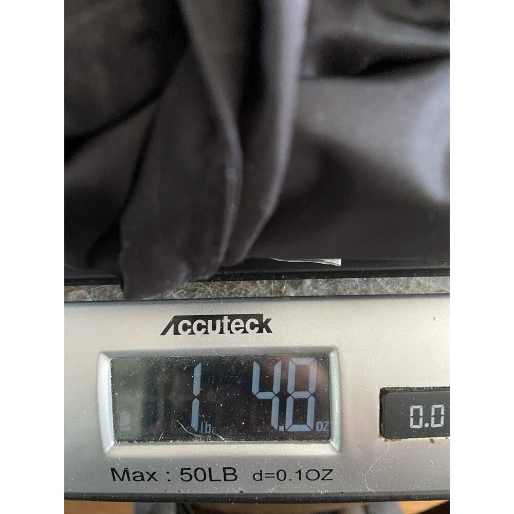 Norma Kamali Black Trench Coat Size XXL Double Breasted Belted Timeless Classic - Picture 12 of 12